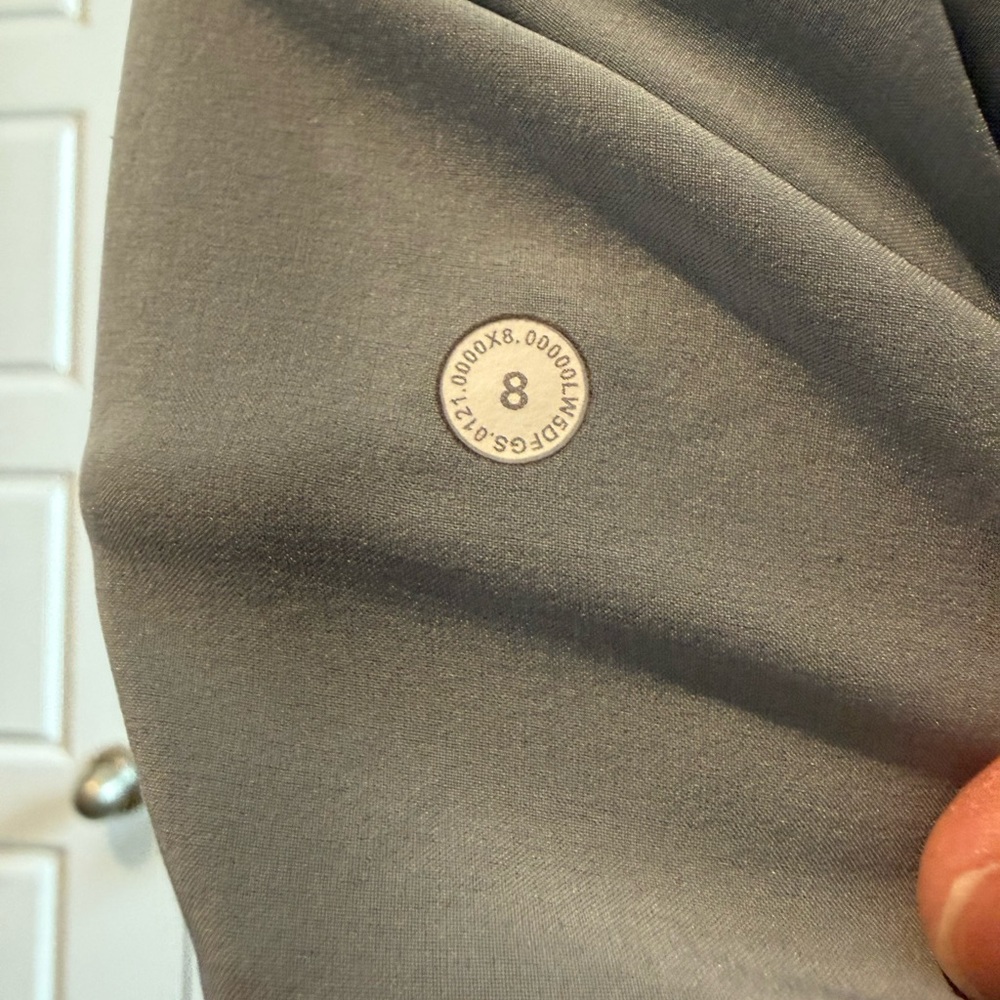 Lululemon Keep Moving High Rise Full Length Pant Rhino Gray Size 8 - Picture 5 of 5